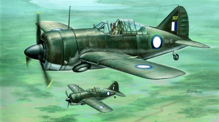 SH72128  Buffalo model 339-23 " In RAAF and USAAF colors"