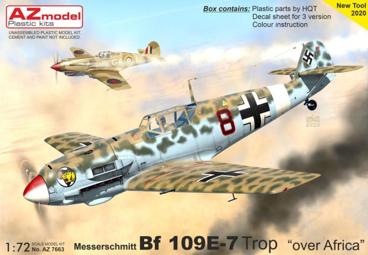 AZ7663 Bf 109E-7 „Over Africa“