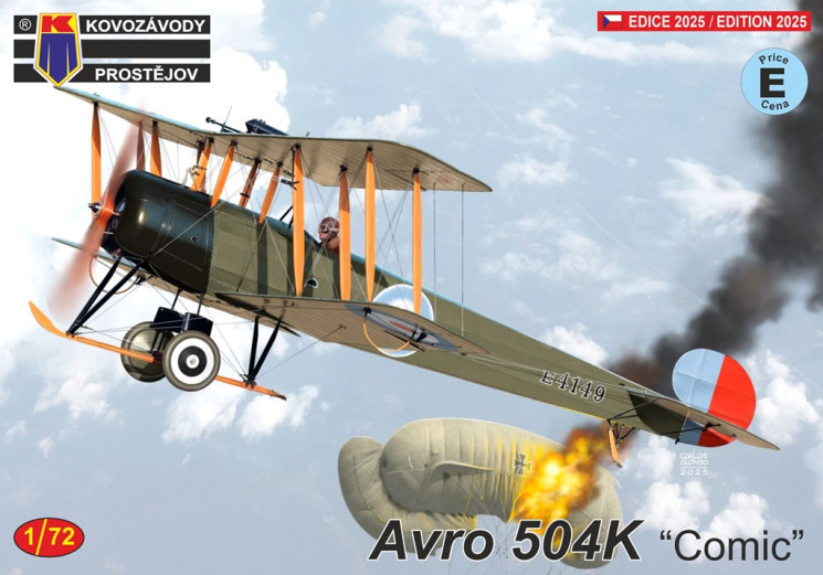 KPM0494 Avro 504K "Комікс" 1/72