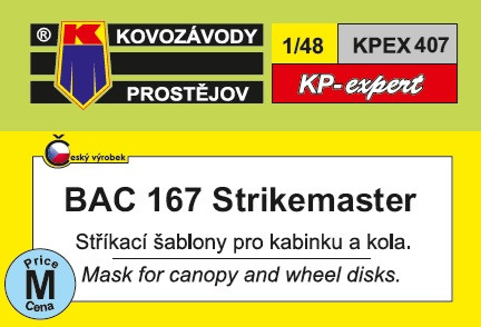 KPEX407 Маски на BAC 167 Strikemaster (для Fly ) 1/48