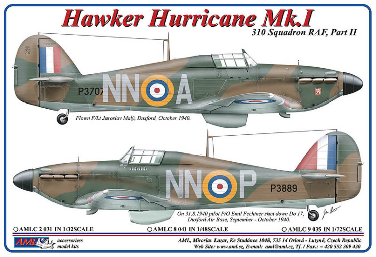 AMLC 9 035 310 th Squadron RAF, Часть 2. / Hawker Hurricane Mk.I – NnoA&NNoP