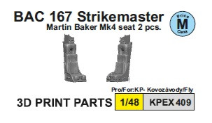 KPEX409 Кресло на BAC 167 Strikem. (для Fly) 1/48