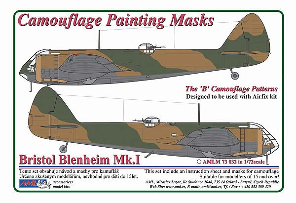 AMLM 73 032 Bristol Blenheim Mk.I "B" Камуфляж