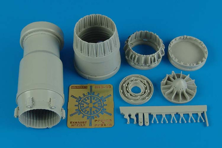 2136  MiG-23 Flogger  exhaust nozzle - opened position