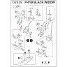 HGW 132850 P-61 Black Widow 1/32