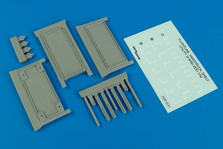 320031  Flightline handtrack (3 shelves)