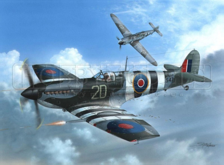 SH48128  Supermarine Seafire Mk.III  / Da-day Fleet eyes /