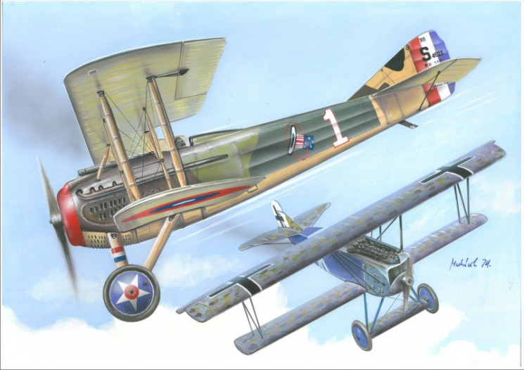 14419 Fokker D.VII vs SPAD XIII (Duels in the sky)
