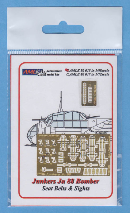 AMLE 50 015  Junkers Ju 88 Bomber ремни и прицелы