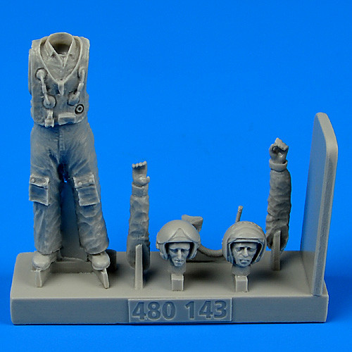480143  Soviet Pilot with life jacket - the Cold War period