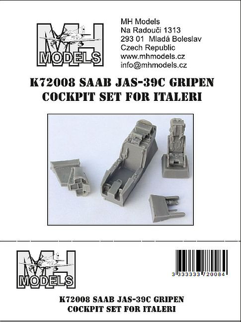 K72008 SAAB JAS-39C Gripen кабина