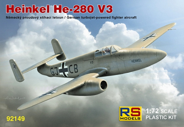 92149  Heinkel He-280 with HeS engine