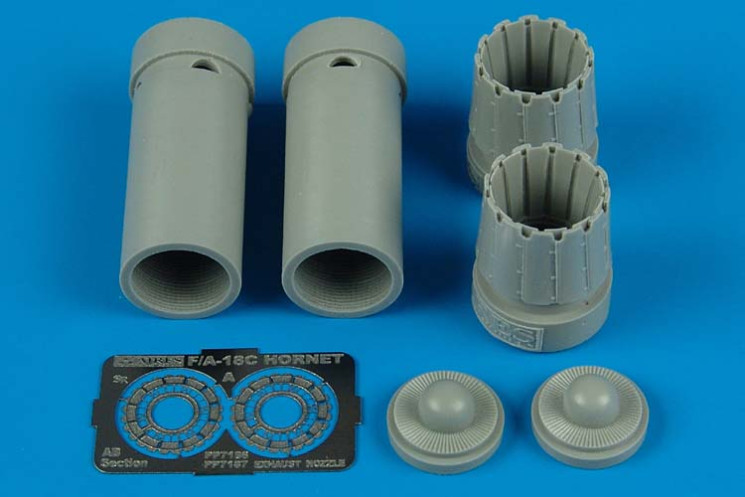 7186  F/A-18C Hornet exhaust nozzles - opened position