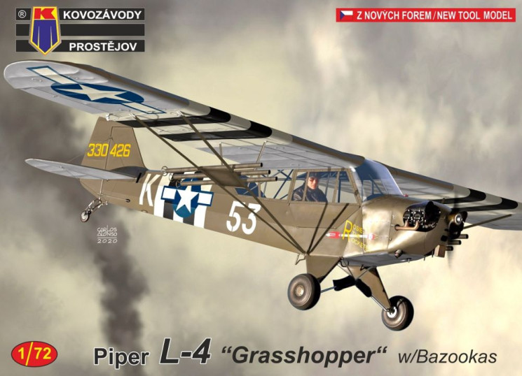 KPM0190 Piper L-4 „Grasshopper“ w/Bazookas