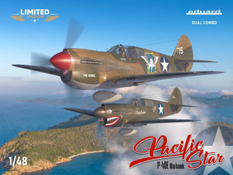 11185 ТИХООКЕАНСЬКА ЗІРКА P-40E Warhawk DUAL COMBO 1/48