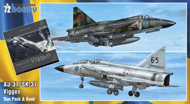 SH72411 SAAB 37 Viggen Duo Pack & Book