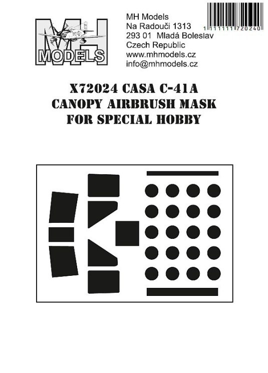 X72024 CASA C-41A маски для фонаря.