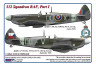 AMLC 2 019 312 th Squadron RAF, Часть 1. / 2 варианта декалей: Hurricane Mk.I, L1926, DuoJ + Spitfire LF Mk.IXe, TE515, DU-W