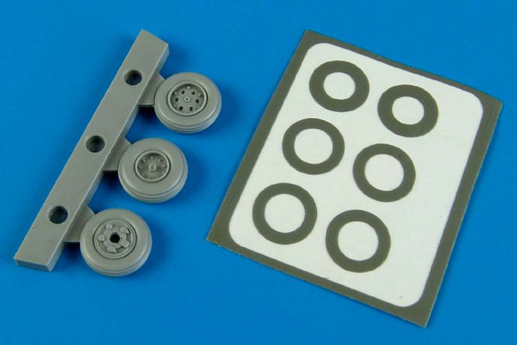 7290  AV-8B Harrier wheels & paint masks