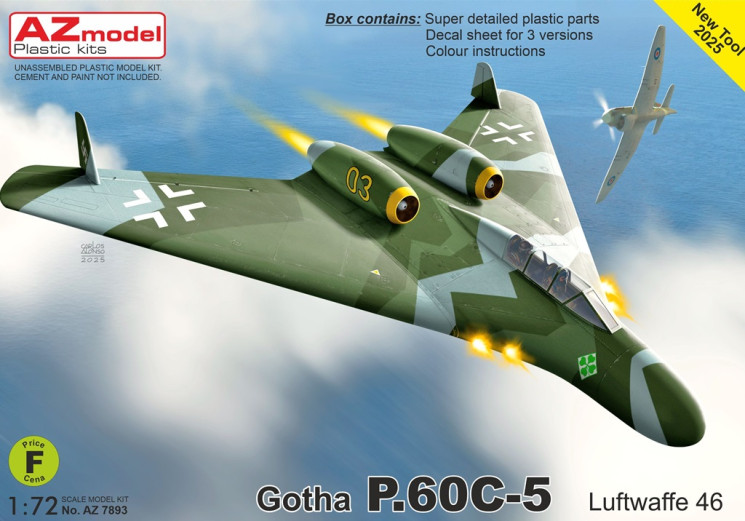 AZ7893 Gotha P.60C-5 Люфтваффе 1946 1/72