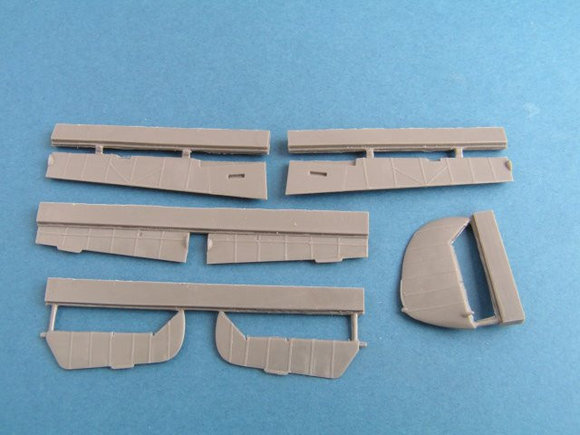 Bf 109 E control surfaces