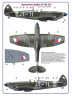 AMLC 2 020 312 th Squadron RAF, Часть 2. / 2 варианта декалей: Hurricane Mk.IIb, Z3437, DuoK + Spitfire LF Mk.IXe, PL124, DuoJ
