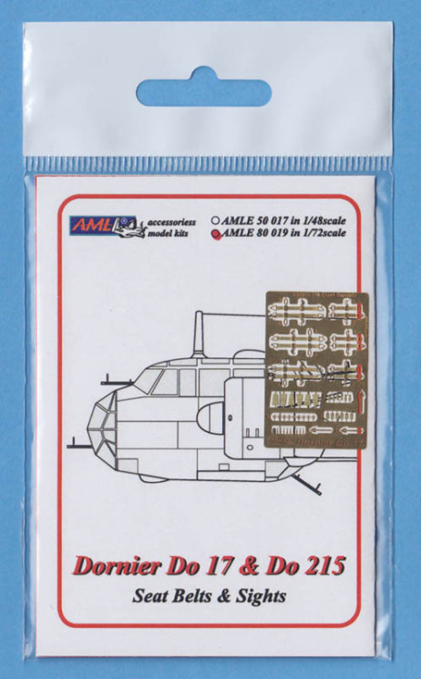 AMLE 80 019  Dornier Do 17 & Do 215 ремни и прицелы