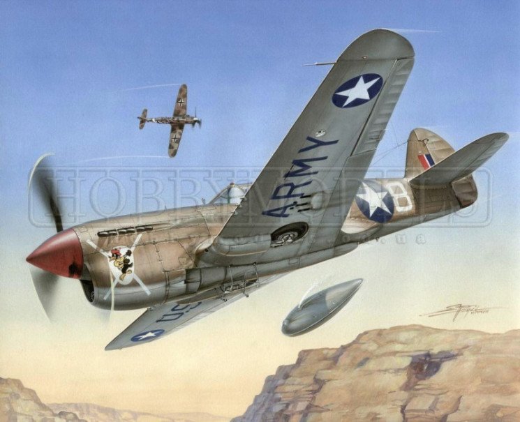 SH72155  P-40 F Warhawk  / Short Tails over Africa /