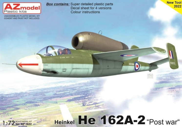 AZ7822 Heinkel He 162A-2 "Post war"