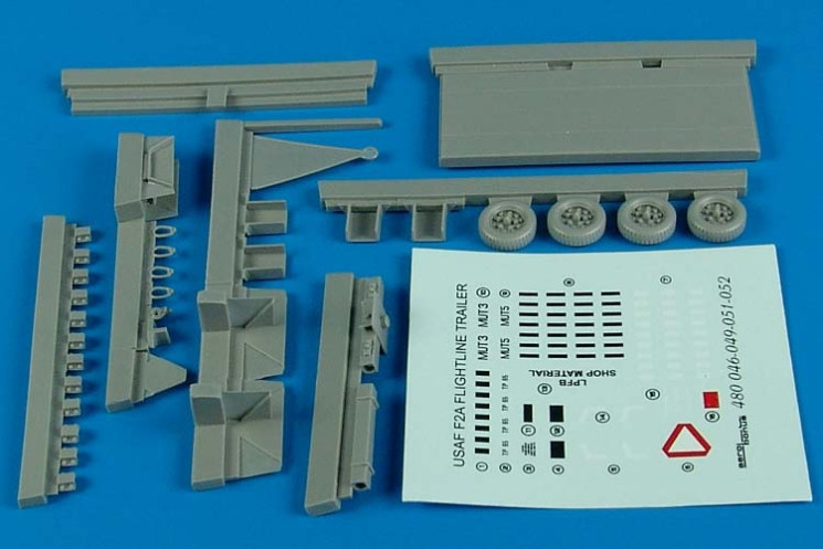 480046  Flightline trailer F-2A (steel platform)