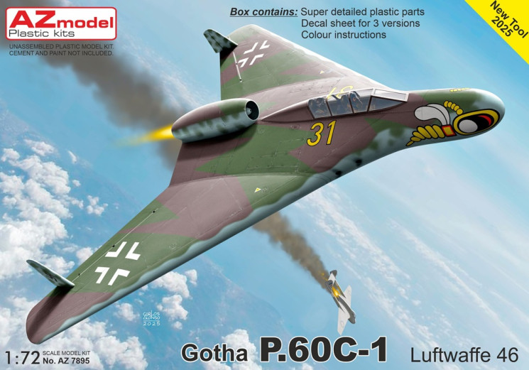 AZ7895 Gotha P.60C-1 Люфтваффе 46 1/72