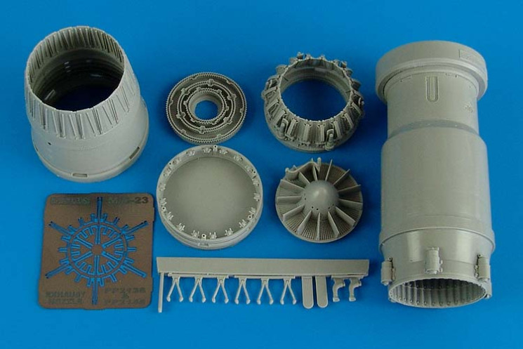 2146  MiG-23 Flogger  exhaust nozzle - closed position