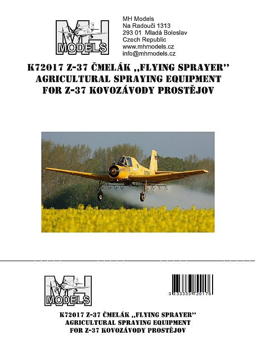 K72017 Z-37 Cmelak /Flying Sprayer/. Сельскохозяйственное опрыскивающее оборудование