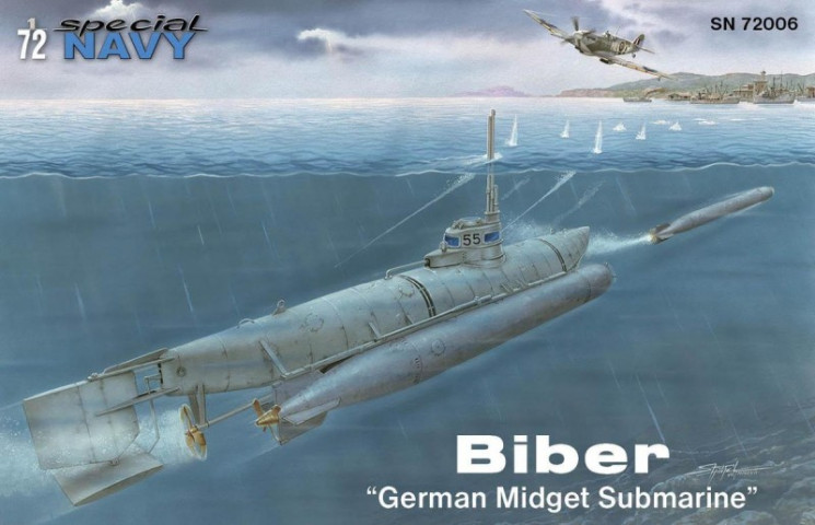 SN72006  Biber  /German Midget Submarine/