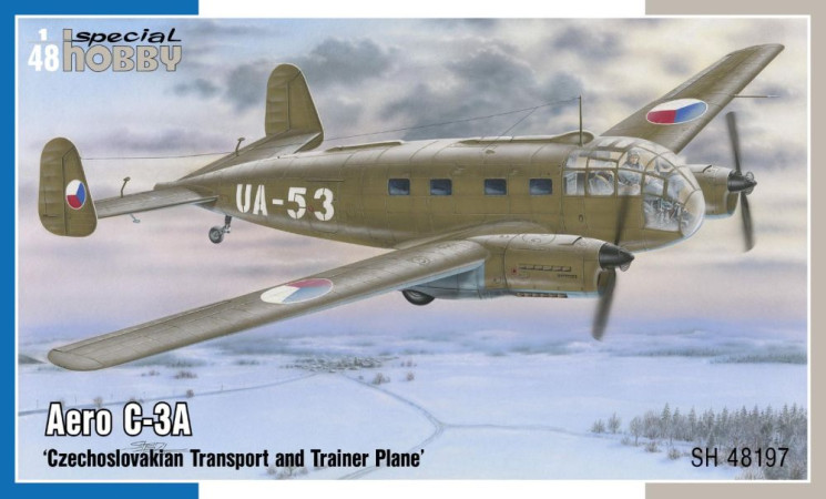 SH48197 Aero C-3A  'Czechoslovakian Transport and Trainer Plane'