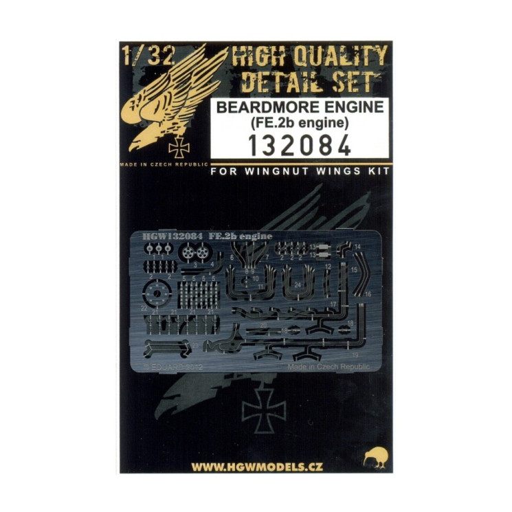 132084 FE.2b Двигатель Beardmore 1/32