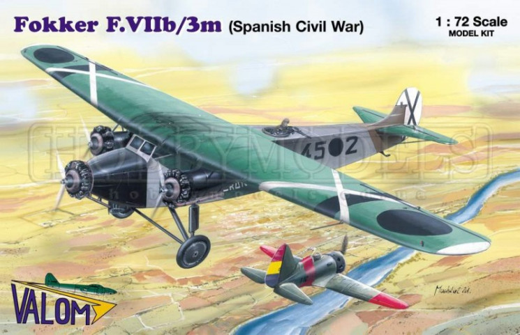 72054   Fokker F.VIIb/3m (Spanish Civil War)