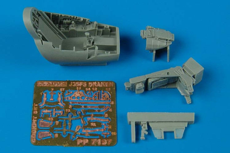 7197  J35FS Draken cockpit set