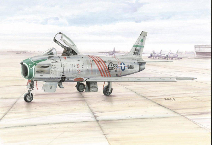 SH72167  F-86H Sabre Dog  / ANG /