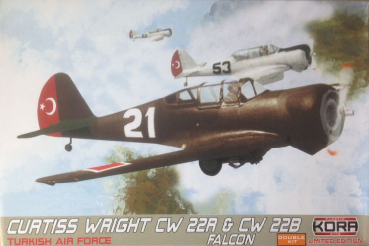 Curtiss-Wright CW-22R & CW-22B Falcon Turkish -Double kit