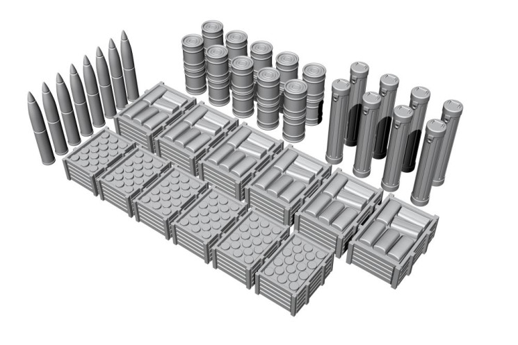 1/72 U-Boot VII-IX Ammo and Food Supplies