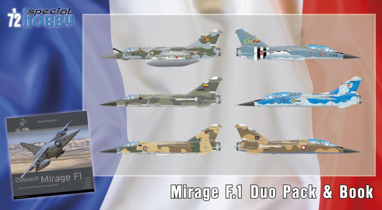 SH72414 Mirage F.1 Duo Pack & Book