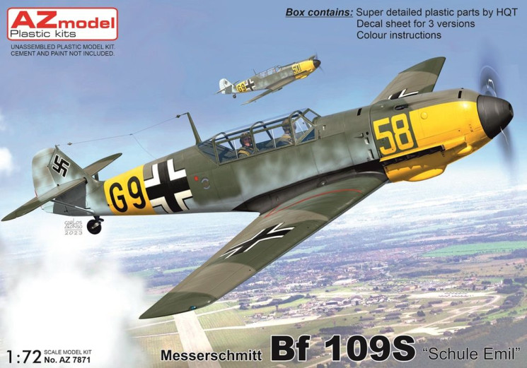 AZ7871 Bf 109S /Schule Emil/