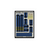 HGW 124008 Ремни  Sabelt Blue - Six Point