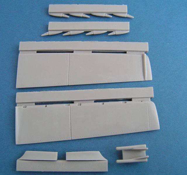 Mirage 2000C control surfaces