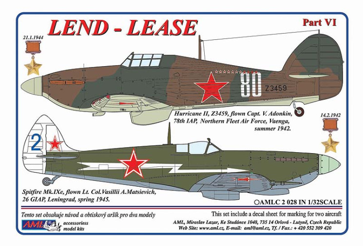 AMLC 2 028 Hurricane &Spitfire, Lend-Lease  Serie, Часть 5