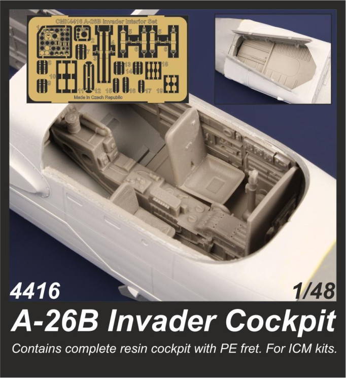 4416  A-26B Invader кабина