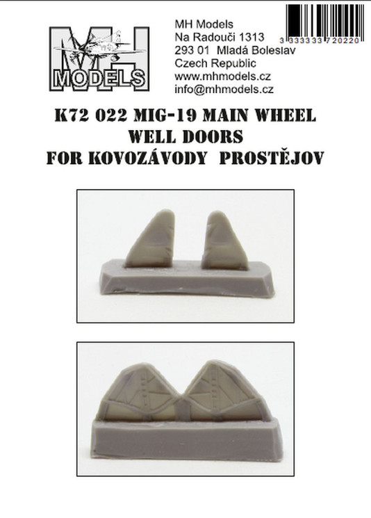 K72022 Миг-19 main wheel well doors.