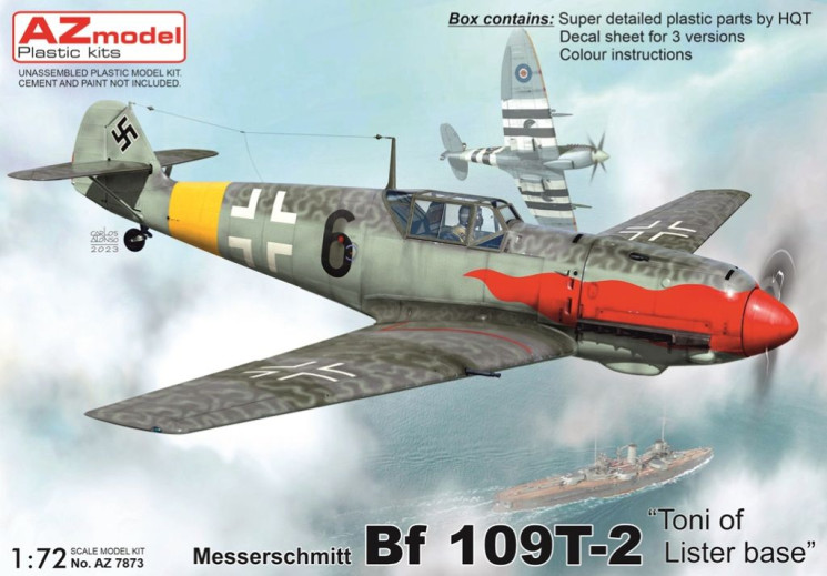 AZ7873 Bf 109T-2 /Toni of Lister base/
