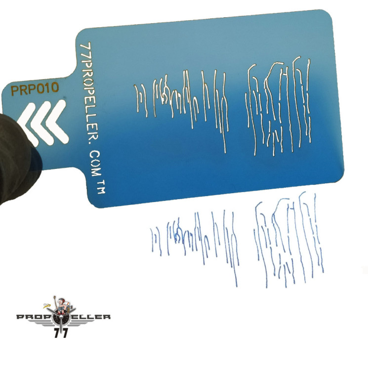 PRP010 Трафарет для имитации мокрых подтёков